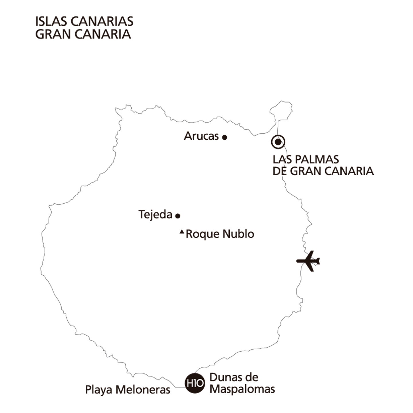 Mapa - H10 Playa Meloneras Palace