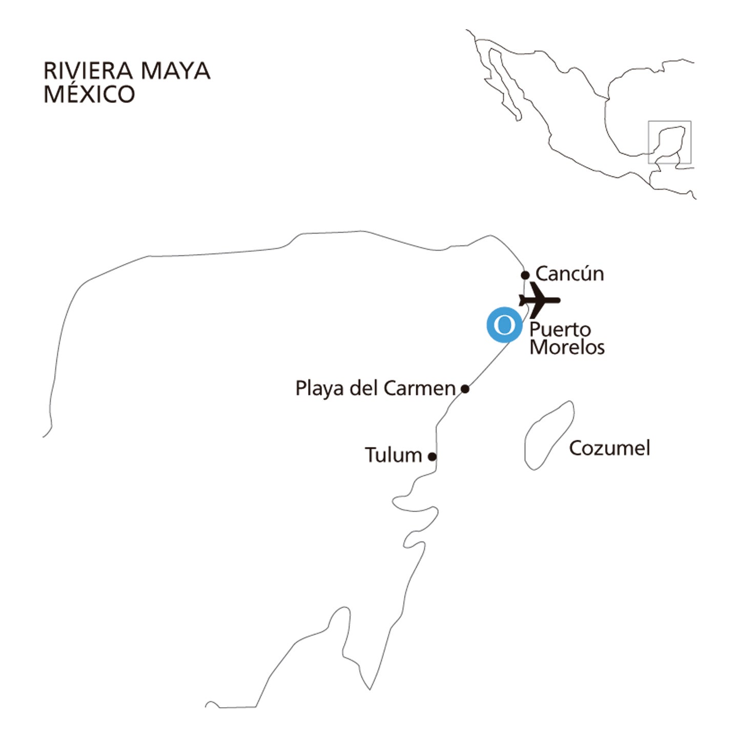 Mapa - Ocean Coral & Turquesa