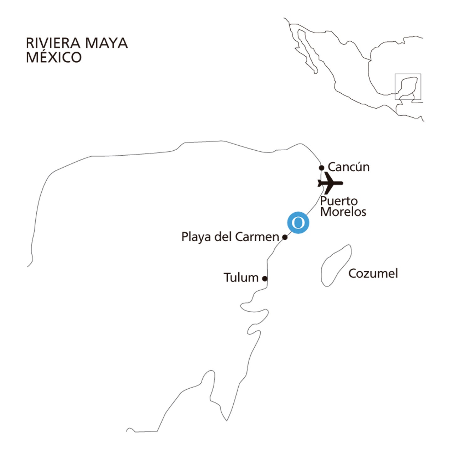 Mapa - Ocean Maya Royale