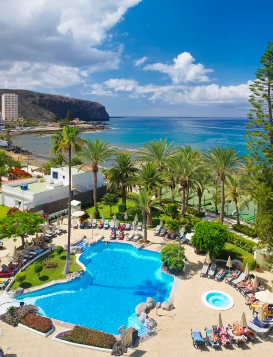 View of the seaside pool View of the seaside pool