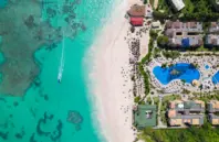 Resort aus der Vogelperspektive