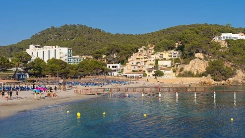 Cala Camp de Mar devant l'hôtel
