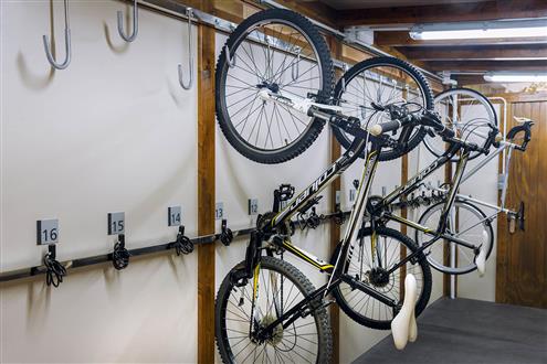 Aufbewahrungsraum für Fahrräder