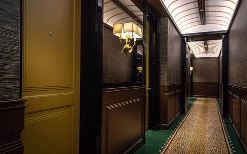 Pasillo de las habitaciones