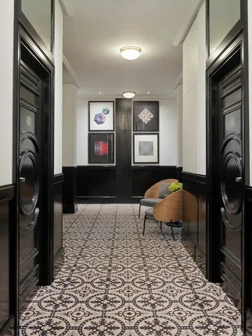 Pasillo de las habitaciones