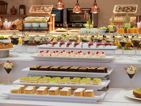Restaurant buffet Tajinaste avec cuisine à la vue