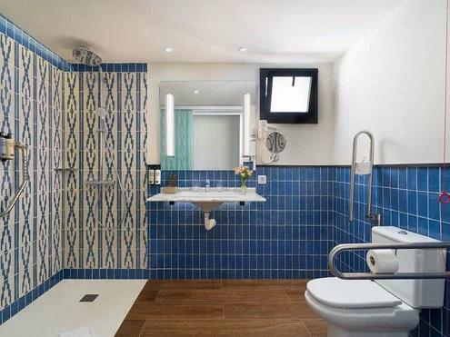 Salle de bain pour handicapés