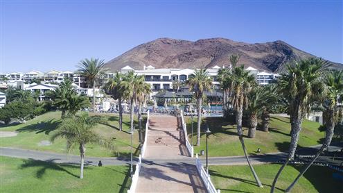 Panoramic view of the hotel