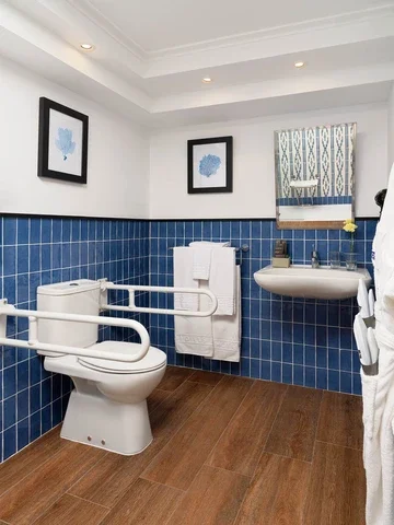 Badezimmer des Zimmers