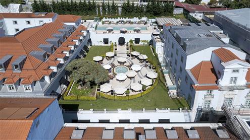 Vista aerea dell‘hotel